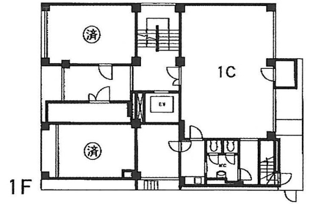 新富2丁目ビルC 間取り図