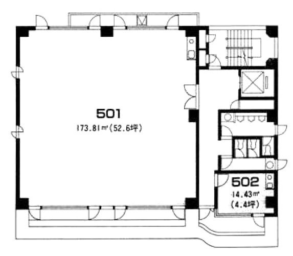 池田ビル502 間取り図