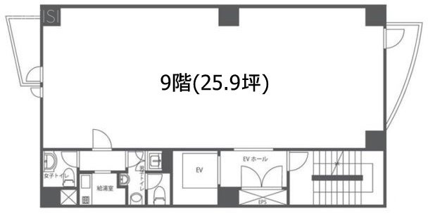 NKCビルディング9F 間取り図