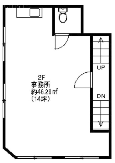 田谷ビル2F 間取り図