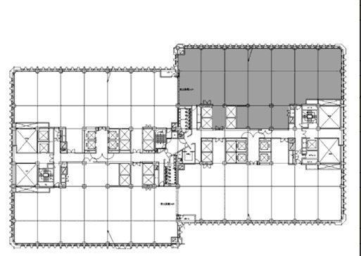 アーク森ビル17F 間取り図