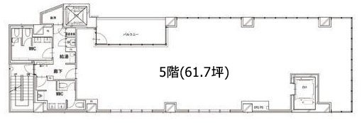 赤坂ZENビル5F 間取り図