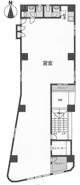 小川町クレストビル7F 間取り図