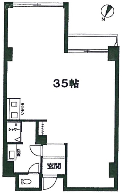 ドミール南青山3F 間取り図