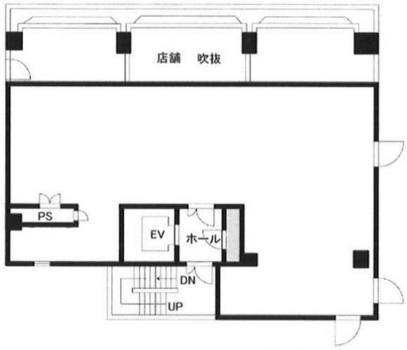 KAWANO SHIMOKITA SOUTHビル3F 間取り図