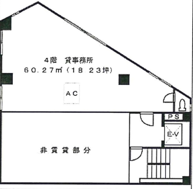 ソエダビル4F 間取り図