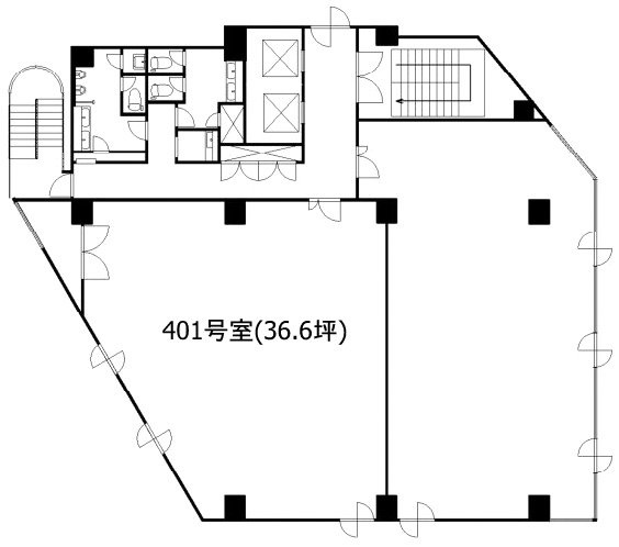 モリタビル西池袋401 間取り図