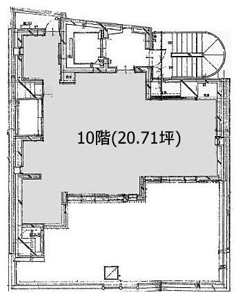 新宿CRビル10F 間取り図