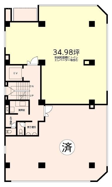 島田ビル2F 間取り図