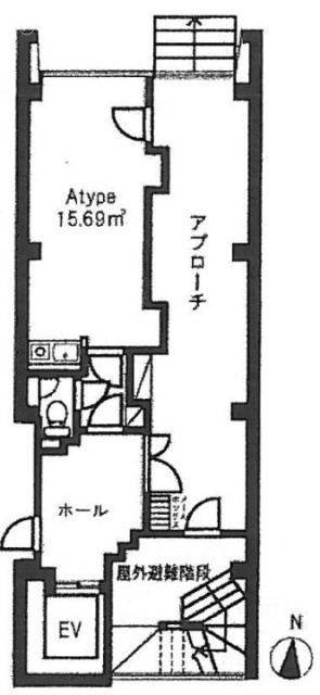 万代半蔵門ビル1F 間取り図