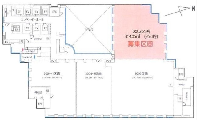 メトロポリタンプラザ・オフィスタワービル2003 間取り図