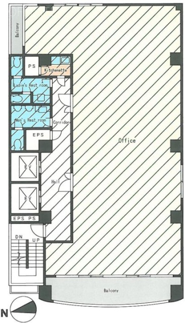22山京ビル9F 間取り図