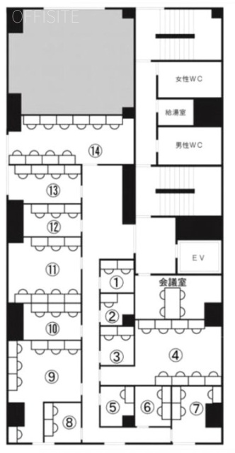 日工薬会館5F 間取り図