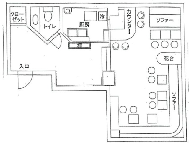 赤坂ウエストビル402 間取り図