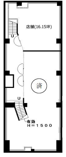 第38東京ビルB1F 間取り図