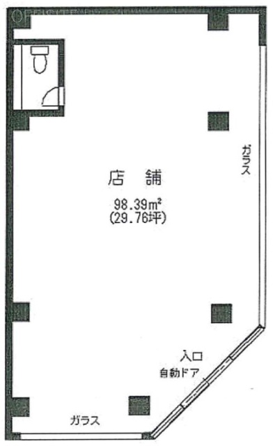 ベルクエストビル1F 間取り図