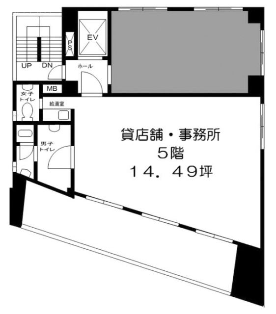 羽山ビル5F 間取り図