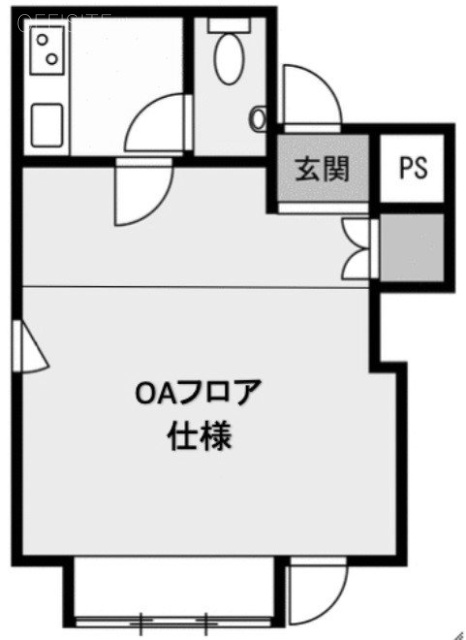 西新宿ローヤルコーポ904 間取り図