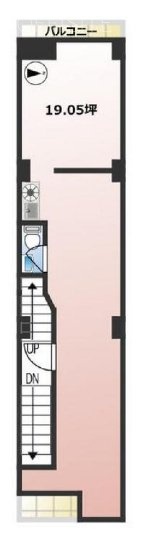 川名ビル201 間取り図