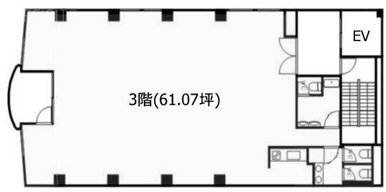 中村ビル3F 間取り図