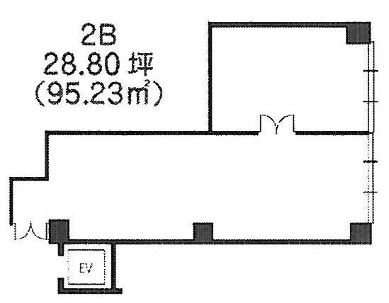 イーグル浜松町2F 間取り図