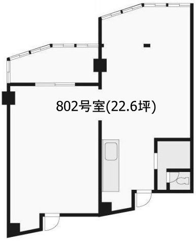 原宿タウンホーム802 間取り図