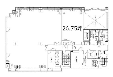 日本生命新横浜ビル2F 間取り図