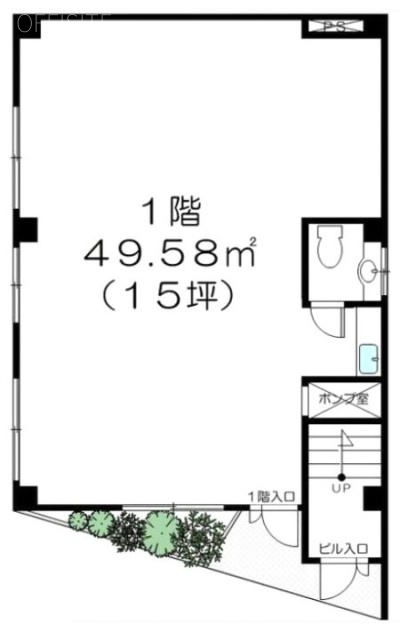 田端ビル1F 間取り図