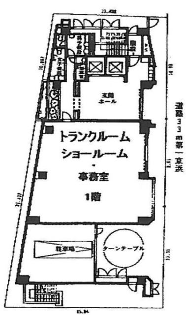 大野高輪ビル1F 間取り図