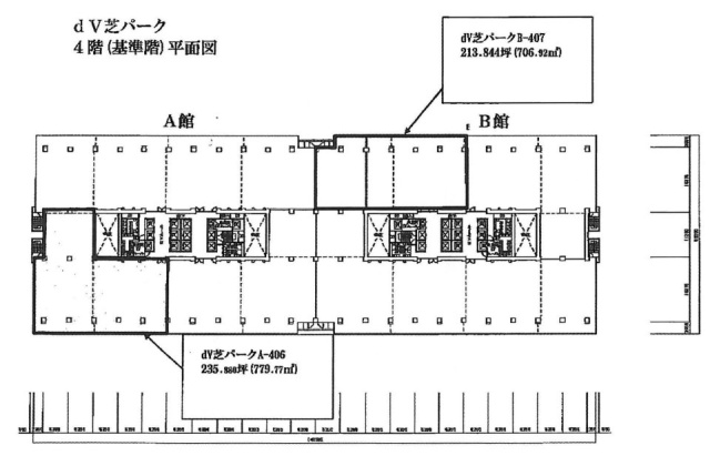 芝パークビルA館 間取り図