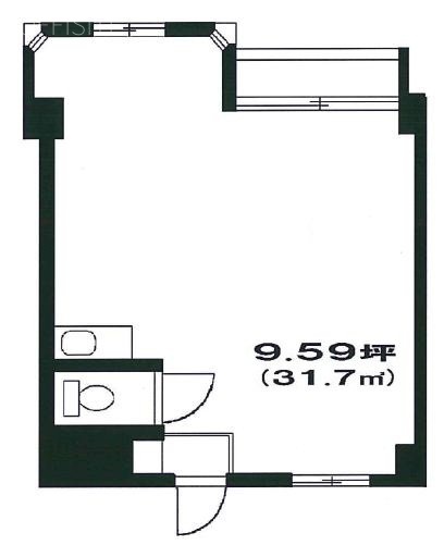 原宿リビン304 間取り図