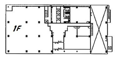 五色橋(ごしきばし)ビル1F 間取り図