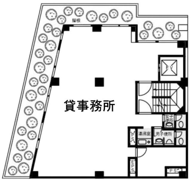 八洲(ヤシマ)ビル5F 間取り図
