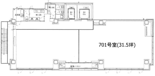 画廊ビル701 間取り図