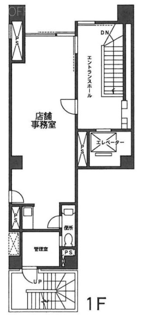 日本橋さくらビル1F 間取り図