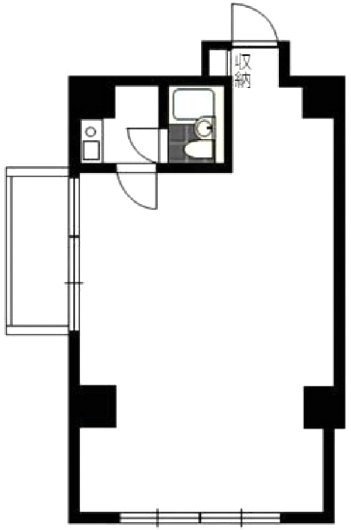 築地ホワイトビル701 間取り図