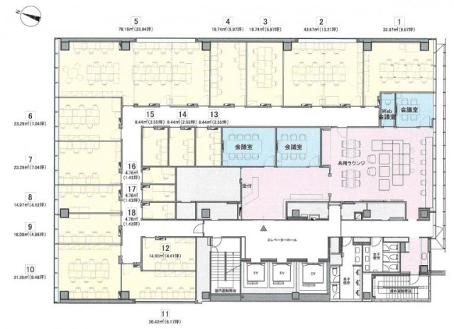 H1O日本橋室町312 間取り図