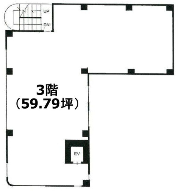 三経14ビル3F 間取り図