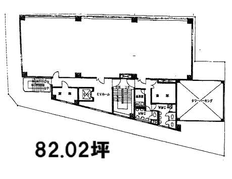 第2米林ビル2F 間取り図