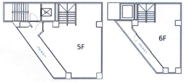 くりやまビル5F～6F 間取り図