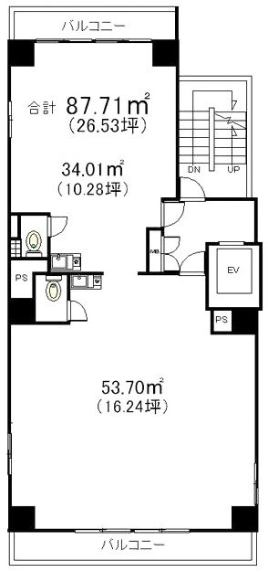 土肥ハイム301 間取り図