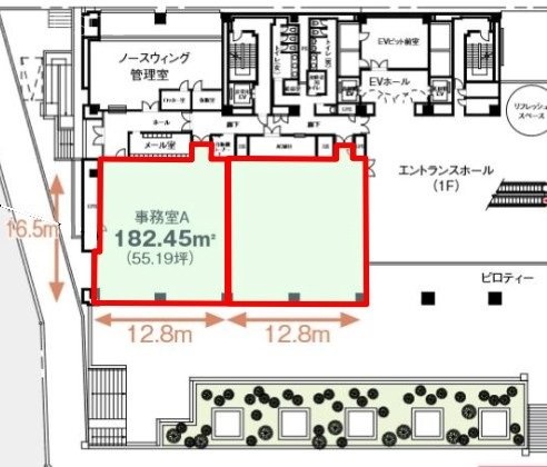 シーノ大宮ノースウィングビル101 間取り図