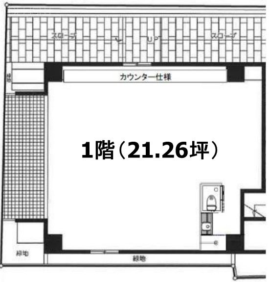 カーサグランデYK1F 間取り図