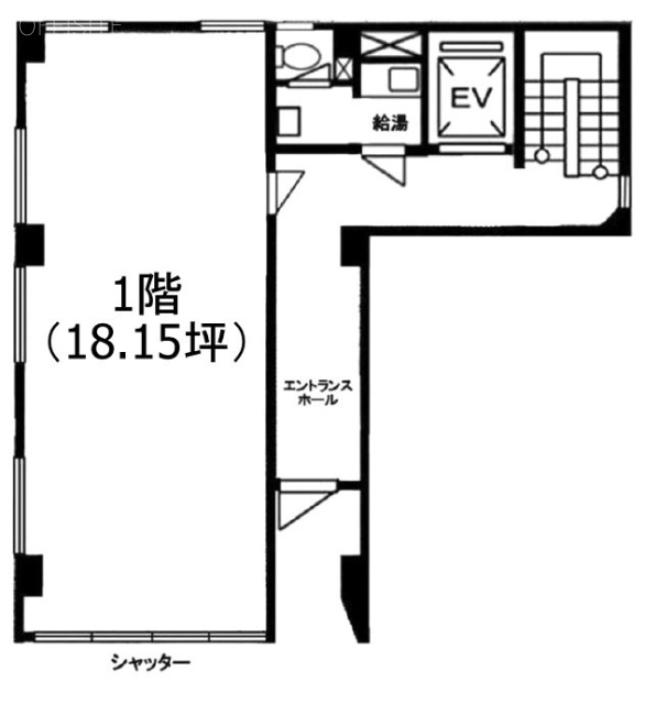 NASビル1F 間取り図