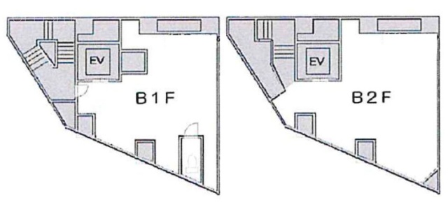 西新宿甲州ビルB1F～B2F 間取り図