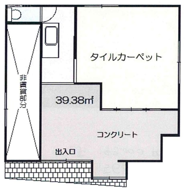 片山方事務所ビル1F 間取り図