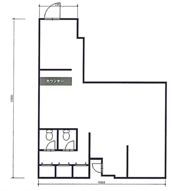 小沼ビル1F 間取り図