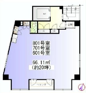 パインヒルズビル8F 間取り図