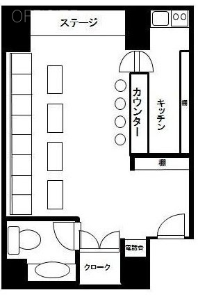 第2クワムラビル3F 間取り図