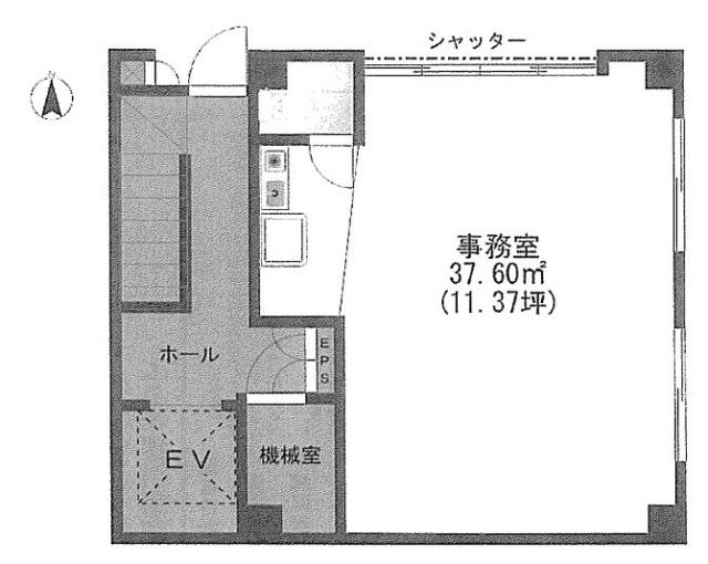 江畑ビル1F 間取り図